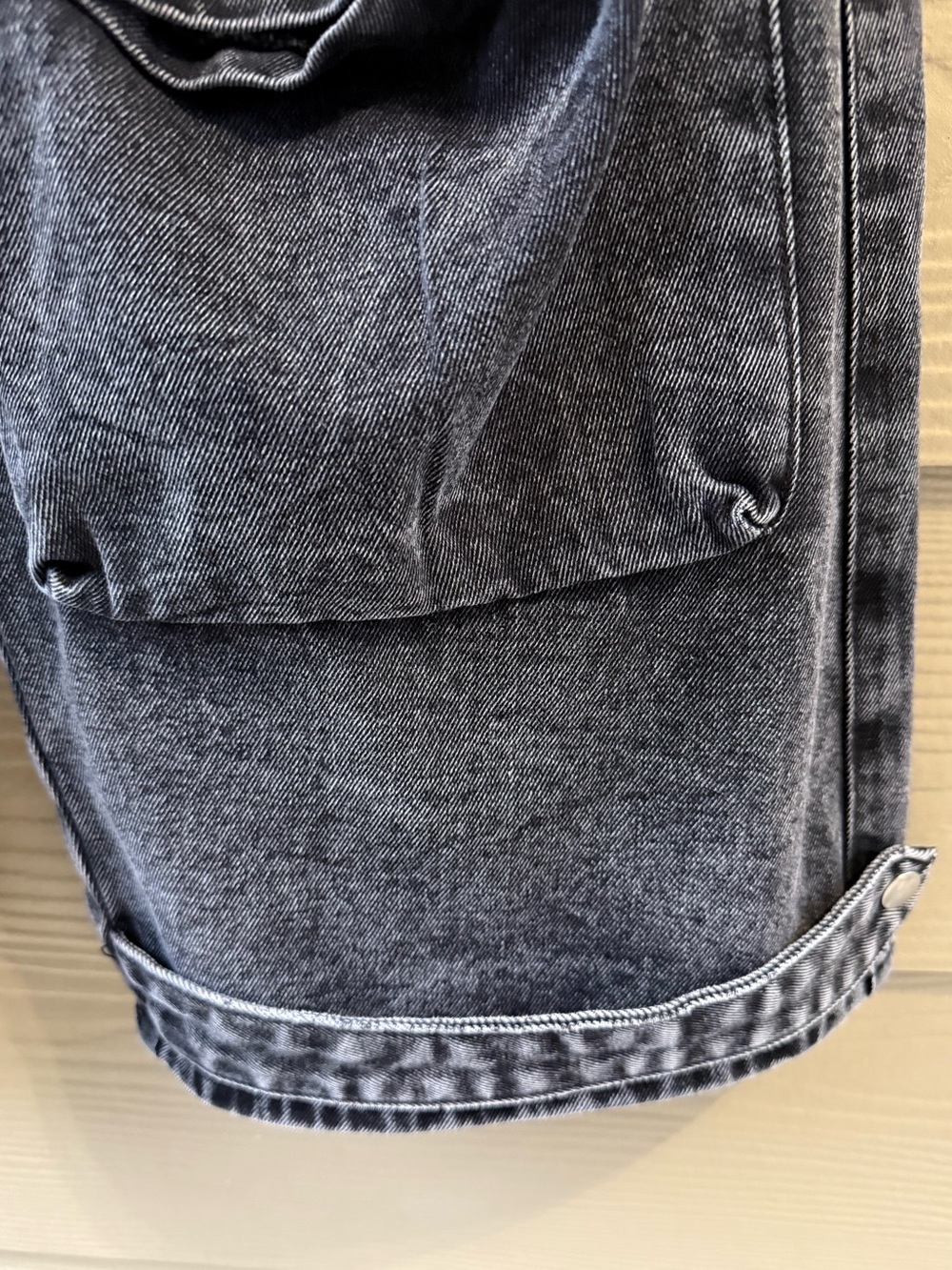 Love Soho Washed Black Multi-Pocket Cargo Pants - Picture 6 of 6